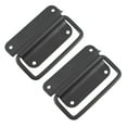 thumbnail image 3 of 2 Pcs Poignée Pliante en Acier Inoxydable Poignée de Boîte à Outils Poignée de Traction en Bois, 3 of 5