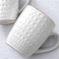 thumbnail image 4 of Famiware Eden 4-Piece 14oz Coffee Mugs Set, White Dots, 4 of 6