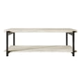 thumbnail image 4 of Castle Place Rustic Metal TV Console for TVs up to 48", Light Grey, 4 of 13