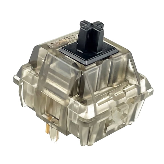 Gateron Black Ink Switches V2 5-pin Linear Switches for Custom Mechanical Keyboards (70 Count)