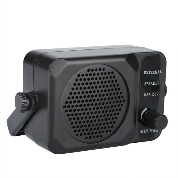 Haut-parleur Externe Mono, Haut-Parleur Radio Mobile de Voiture Noir, Durable pour FT-8900R FT-7800R