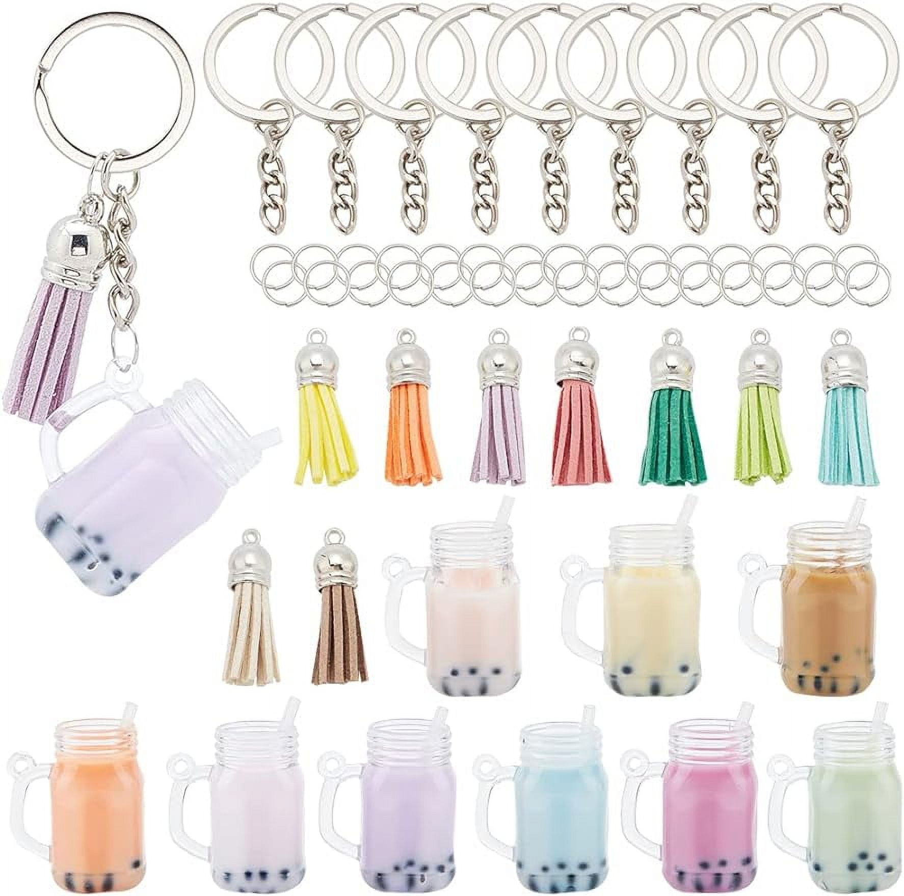 Keychain for Women, AMIR Safety Keychain Set with Alarm 6 Pcs