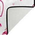 thumbnail image 5 of Dreamtimes Tropical Flamingos in Love Non-Slip Area Rug 72"x48", Valentine's Day Pink Soft Non Slip Washable Floor Mats for Indoor Front Porch,Living Room, Bedroom,Kitchen, 5 of 5