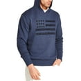 thumbnail image 4 of Weatherproof Mens Flag Hooded Sweater, Blue, X-Large, 4 of 5
