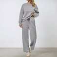 thumbnail image 2 of Two Piece Sets for Women Fall - Long Sleeve Sweatshirt With Sweatpants Set Womens Matching Sets Fall Womens Activewear Sets, 2 of 5