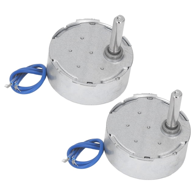 Motor síncrono de CA de 2 piezas 50TYC, 5 a 6 RPM, CCW, gran torsión, bajo nivel de ruido, para tocadiscos, CA 100-127 V