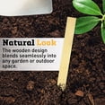 thumbnail image 3 of Rapiclip Natural Wooden Garden Markers – 6-Inch Plant Labels - Pack of 24, 3 of 7