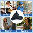 thumbnail image 5 of B BESUNEW Womens Arch Support Orthotic Sneakers Plantar Fasciitis Pain Relief Walking Gym Shoes US 6-11, 5 of 14