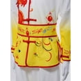 thumbnail image 5 of HULIJA Boys Girls Kung Fu Suit Tai Chi Training Tops with Pants Belt 3 Piece Set Wing Chun Practice Yellow 130, 5 of 7