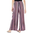 thumbnail image 2 of Bar III Womens Striped High Rise Wide Leg Pants, 2 of 2