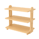 thumbnail image 2 of Zapatero Armable de Madera MDF Natural 3 Niveles para Hogar, 2 of 3