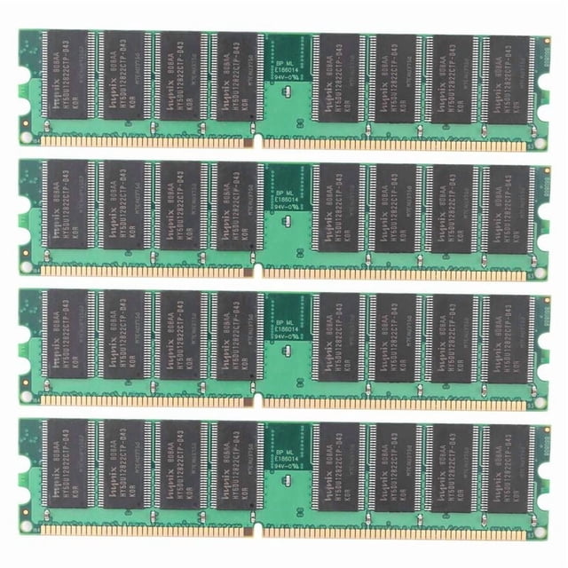 4X DDR 1GB PC Memory Ram DDR1 Desktop PC3200 400MHz 184 Pin Non-ECC Computer Memoria MóDulo