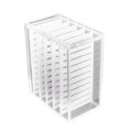 thumbnail image 3 of 5 Layers Clear Eyelash Storage Box Drawer Design Acrylic Eyelash Storage Box with Scale Plate for Women Transparent Color, 3 of 5