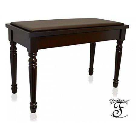 Frederick Deluxe Piano Bench Mahogany Satin Louis Walmart Com