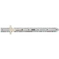 thumbnail image 2 of General Tools Precision Stainless Steel Ruler, Standard/metric, 6 In, 2 of 2