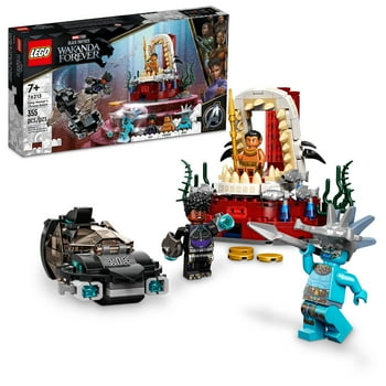 LEGO Marvel Black Panther: Wakanda Forever King Namors Throne Room 76213 Building Toy Set  (355 Pieces)