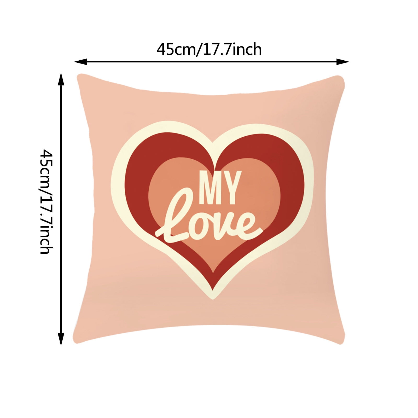 RKSTN Throw Pillows 1PC Valentine s Day Pillow Cover Glitter Sofa Throw Cushion Cover Home Decor Soft Throw Pillows for Couch Living Room