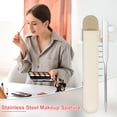 thumbnail image 3 of Unique Bargains 1 Set Stainless Steel Makeup Palette foundations Blending Tool with Makeup Scraper for Mixing, 3 of 6
