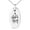 Silver, variant on Gold Plated Stainless Steel Super Mom Small Oval Charm Pendant Necklace