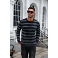 thumbnail image 3 of COOFANDY Men's Long-Sleeve Crewneck Sweater | Soft Slim Fit Knit Sweater Pullover for Fall Winter and Business Casual & Everyday Wear, 3 of 8