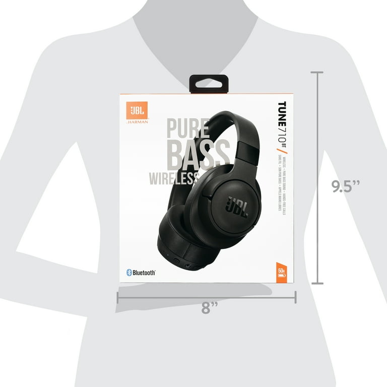 JBL Tune 710 Over-Ear Bluetooth Headphones, 50H Battery
