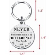 Coworkers Teacher Staff Appreciation Gifts Keychain, Thank You Gifts for All You Do Gift for Men Women, Co Worker Colleague Leaving farewell Present