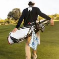 thumbnail image 7 of ARISTURING Floral Pattern Blue Bird Golf Towel for Men Microfiber Premium Golf Towel 1PC, 7 of 7