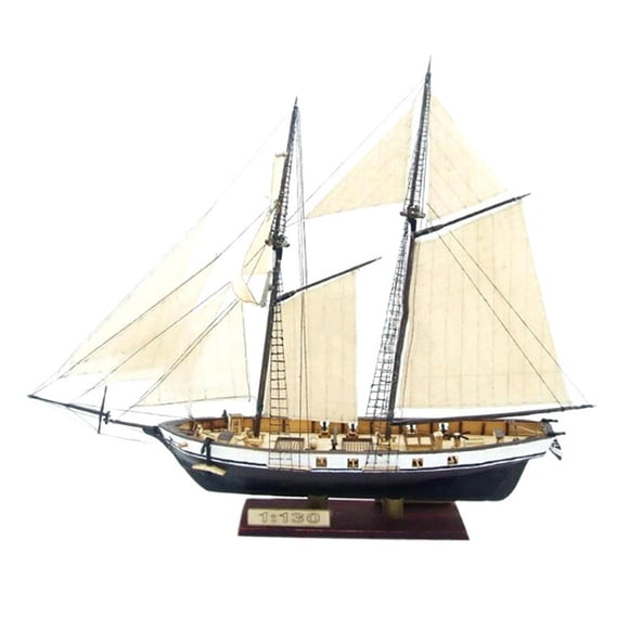 Conjunto de Kits de Construcción de Barcos de Madera, Modelos Náuticos para