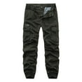 thumbnail image 2 of Men's Multi Pocket Washed Workwear, Outdoor Casual Pants, Long Pants, 2 of 3