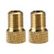 thumbnail image 1 of Accesorios para bicicletas 2 adaptadores de válvula de bicicleta Presta a Schrader herramienta de tubo de boquilla de gas para bomba de bicicleta FLhrweasw Nuevo, 1 of 6
