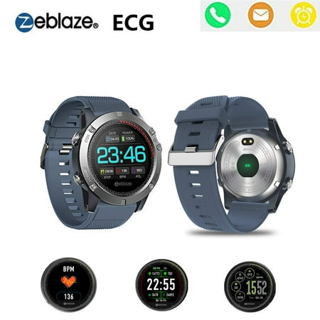 Zeblaze VIBE 3 Touc h Screen 164FT Deep Waterproof Bluetooth App All-Day Activity Fitness Tracker Blood Pressure/Heart Rate Monitor Tactical Smart Sport Watch SMS for iPhone
