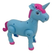 Blue Magical Prancing Unicorn with Sound and LED Light