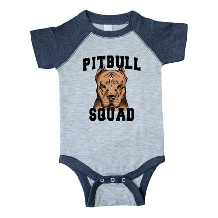 

Inktastic Dog Pitbull Squad Gift Baby Boy or Baby Girl Bodysuit
