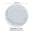 thumbnail image 2 of Molde de silicona for posavasos con diseño de Mandala y pegamento de cristal for decoración de mesa, 2 of 6