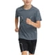 thumbnail image 1 of Top de Manga Corta de Malla Y Pantalones Cortos de Cintura Elástica Set de Deportes Al Aire Libre Transpirable para Niños, Ropa de Juego Atlética de Moda Casual, 1 of 5