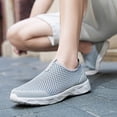 thumbnail image 5 of Men's Slip On Walking Shoes Lightweight Casual Knit Loafer Sneakers Comfortable Mesh Work Shoes Athletic Walking Shoes for Men Breathable, 5 of 5