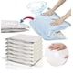 thumbnail image 2 of Bolsas de almacenamiento al vacío premium. Juego de 8 bolsas grandes. No necesita bomba ni aspiradora. Para ropa, ropa de cama, edredones, almohadas y mantas (40 x 60 cm)., 2 of 4