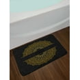 thumbnail image 2 of Mandala Bath Mat, Flourishing Oriental Antique Mandala on Dark Background, Plush Bathroom Decor Mat with Non Slip Backing, 29.5" X 17.5", Charcoal Grey Pale Grey, by Ambesonne, 2 of 2