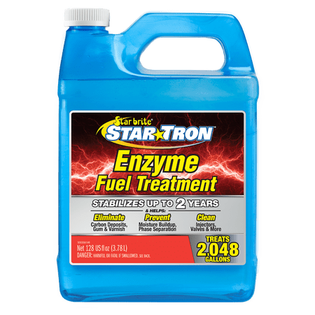 STAR BRITE Star Tron Enzyme Fuel Treatment Concentrate - Treats up to 2,048 Gallons – Rejuvenate & Stabilize Old Gasoline, Cure Ethanol Problems, Improve MPG, Reduce Emissions - 1 Gallon (093000)