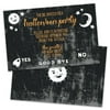 Personalized Distressed Spirit Board Halloween Party Invitation