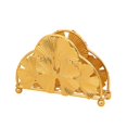 thumbnail image 1 of Wrought Iron Tissue Holder Wrought Iron Paper Rack Napkin Stand Supplies for Wedding Birthday New Year Paper Towel, 1 of 4