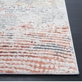 thumbnail image 3 of SAFAVIEH Vogue Jancis Abstract Runner Rug, Ivory/Blue Rust, 2' x 8', 3 of 8
