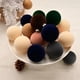 thumbnail image 4 of Juego de 12 bolas de Navidad con adornos de terciopelo y aros colgantes para decorar el árbol de Navidad y el hogar, 4 of 5
