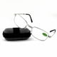 thumbnail image 1 of Grado de cristal Estándar Tableta de resina de alta definición Bolsa con cremallera portátil Espejo plegable para presbicia con doble luz Caja de cuero de calidad Espejo plegable, 1 of 5
