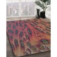 thumbnail image 2 of Ahgly Company Indoor Rectangle Patterned Orange Salmon Pink Novelty Area Rugs, 2' x 3', 2 of 6