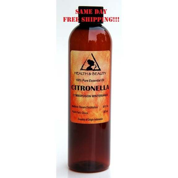 CITRONELLA ESSENTIAL OIL AROMATHERAPY 100% PURE NATURAL 8 OZ