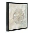 thumbnail image 4 of Stupell Industries Soft Sand Dollar Coastal Painting Black Floater Framed Canvas Art Print Wall Art, 25 x 25, 4 of 10