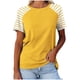 thumbnail image 1 of Camisetas de Manga Corta para las Mujeres a Cuadros Impreso Botón Casual Camiseta, Camisetas de Mujer Casual para Primavera Verano, 1 of 3