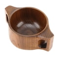 thumbnail image 4 of Wooden Feeding Bowl with Dual Handles for Baby Training Tableware, 4 of 8