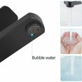 thumbnail image 3 of Grifo de baño con agua fría y caliente disponible, grifo de lavabo negro, superficie de cobre duradera, grifo de lavado a mano extraíble Conveniente para limpiar o reemplazar., 3 of 5